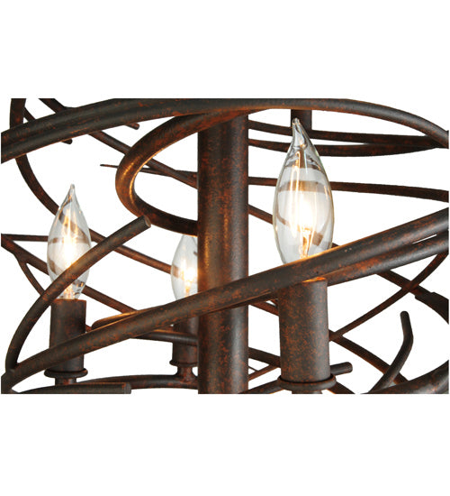 Meyda Tiffany - 117938 - 13 Light Chandelier - Cyclone - Cajun Spice