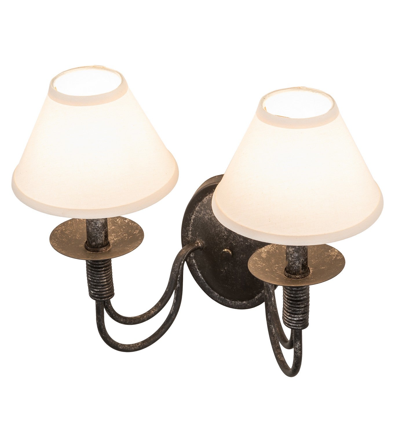 Meyda Tiffany - 119083 - Two Light Wall Sconce - Bell - Smoke