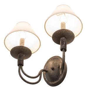 Meyda Tiffany - 119083 - Two Light Wall Sconce - Bell - Smoke