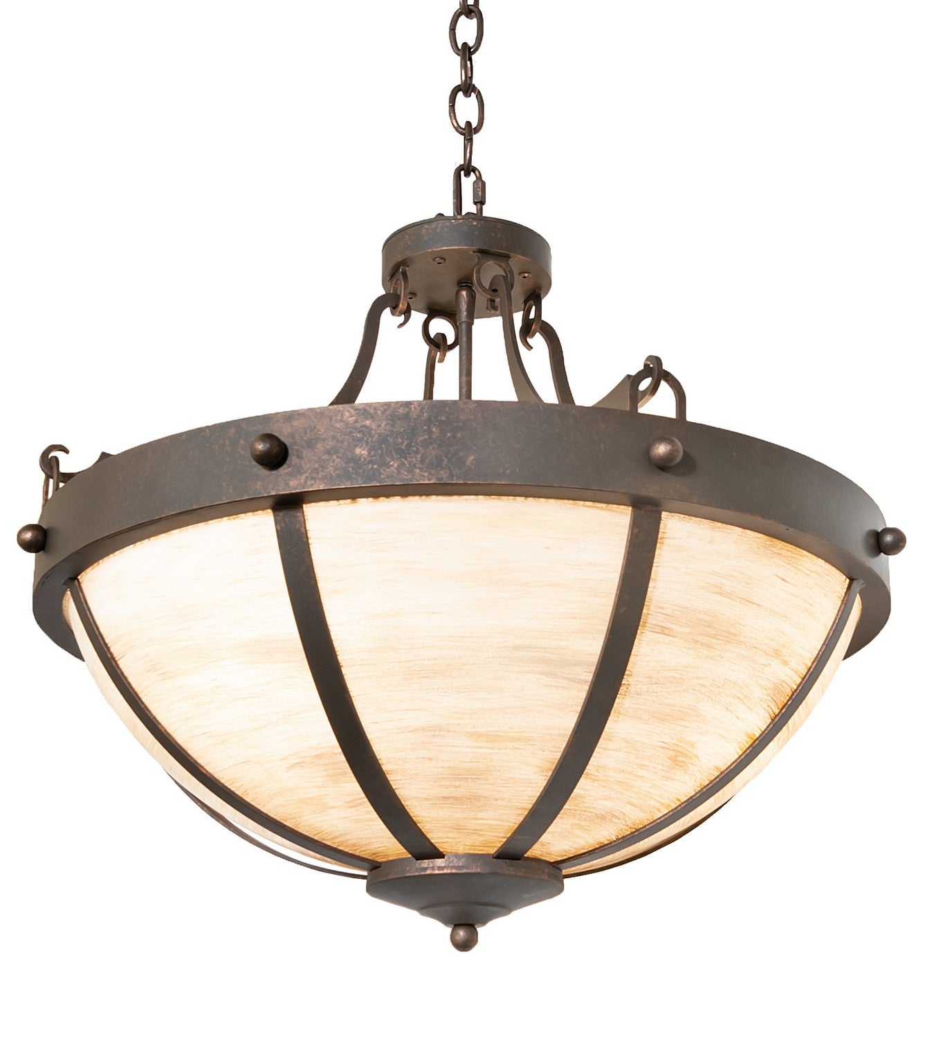 Meyda Tiffany - 134208 - Three Light Pendant - Isadore - Gilded Tobacco