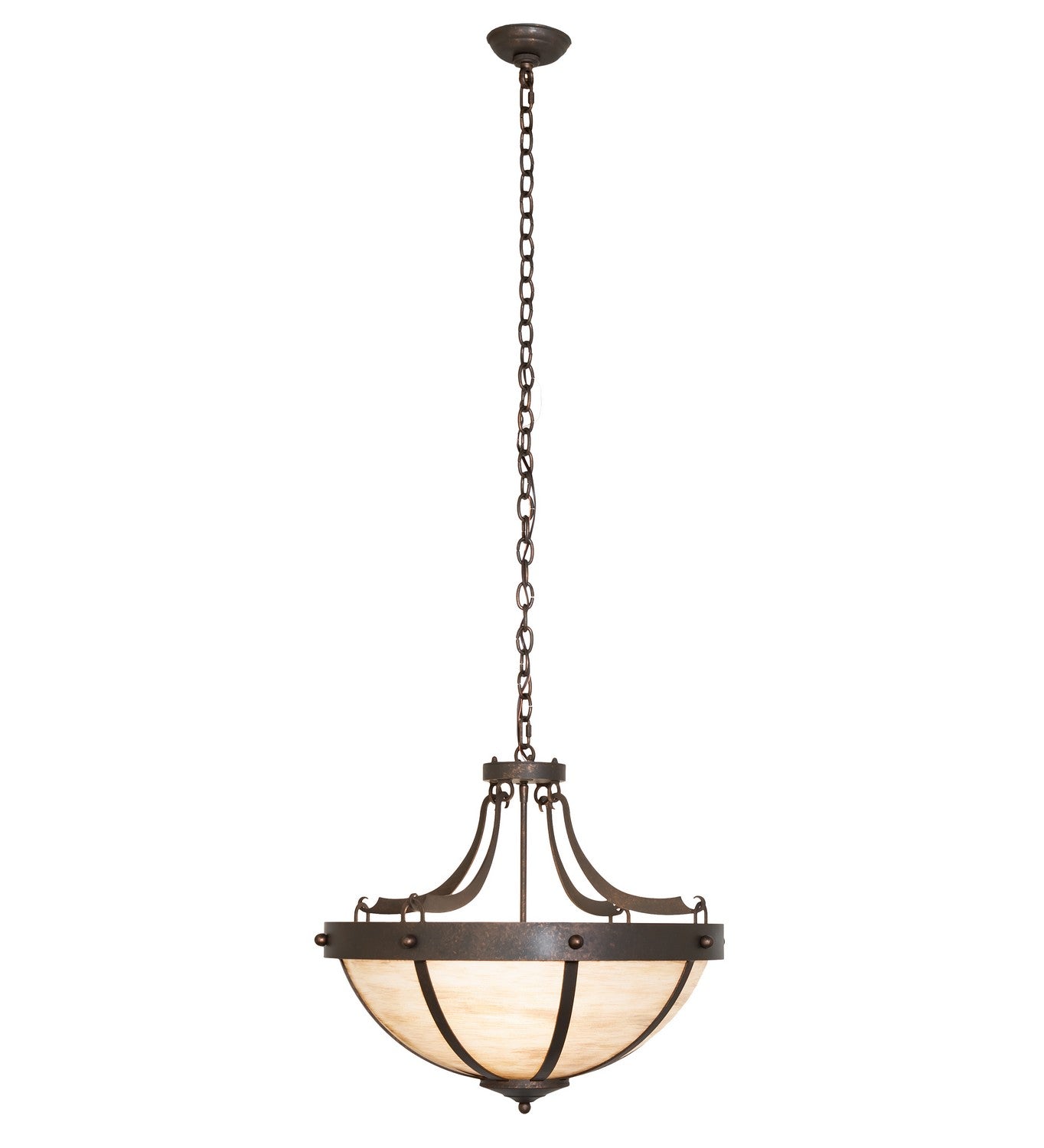 Meyda Tiffany - 134208 - Three Light Pendant - Isadore - Gilded Tobacco