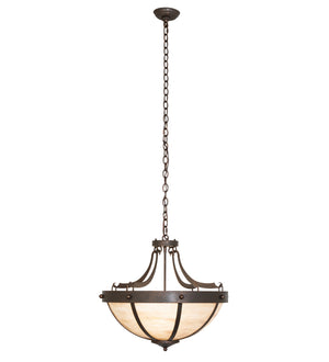 Meyda Tiffany - 134208 - Three Light Pendant - Isadore - Gilded Tobacco