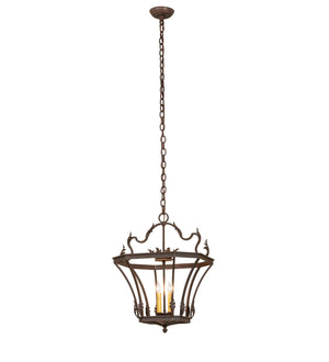 Meyda Tiffany - 144726 - Two Light Pendant - Dresden - Rusty Nail