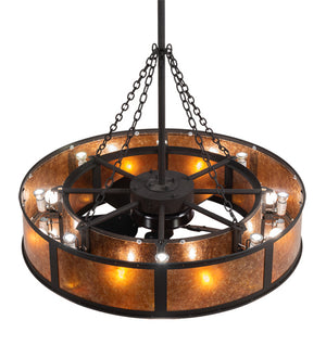 Meyda Tiffany - 212874 - 24 Light Chandel-Air - Smythe Craftsman - Dark Roast