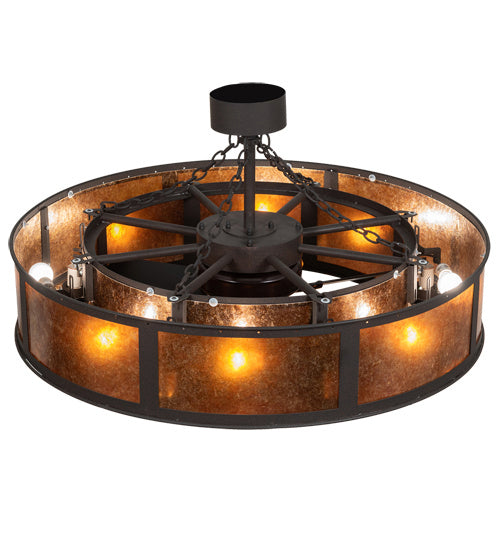 Meyda Tiffany - 212875 - 16 Light Chandel-Air - Smythe Craftsman - Dark Roast