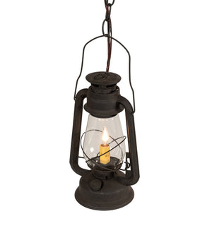 Meyda Tiffany - 212895 - Two Light Mini Pendant - Miners Lantern - Dark Roast