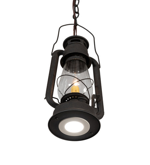 Meyda Tiffany - 212895 - Two Light Mini Pendant - Miners Lantern - Dark Roast