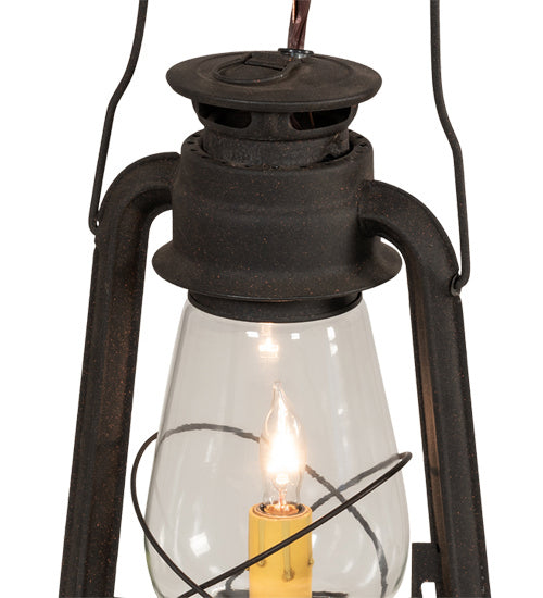 Meyda Tiffany - 212895 - Two Light Mini Pendant - Miners Lantern - Dark Roast