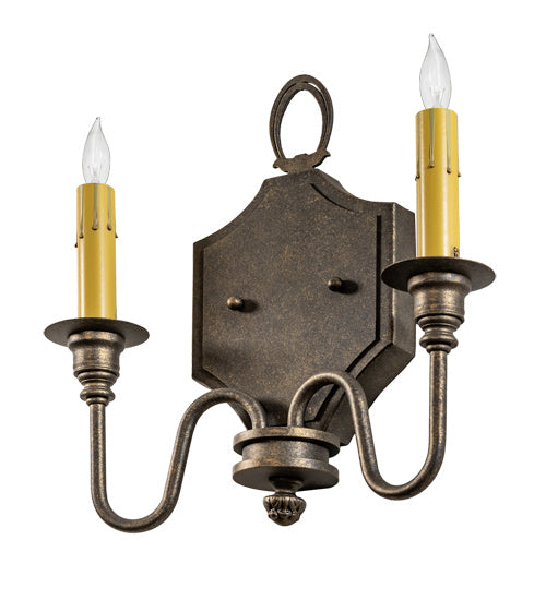 Meyda Tiffany - 216937 - Two Light Wall Sconce - Paquita - Dark Smoke