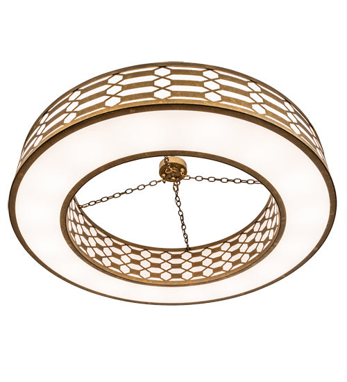 Meyda Tiffany - 217249 - 16 Light Pendant - Watermere - Burnished Gold Leaf