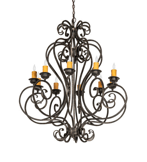 Meyda Tiffany - 218590 - Ten Light Chandelier - Fernando - Golden Bronze