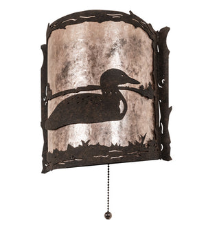 Meyda Tiffany - 220794 - One Light Wall Sconce - Loon - Distressed Chestnut