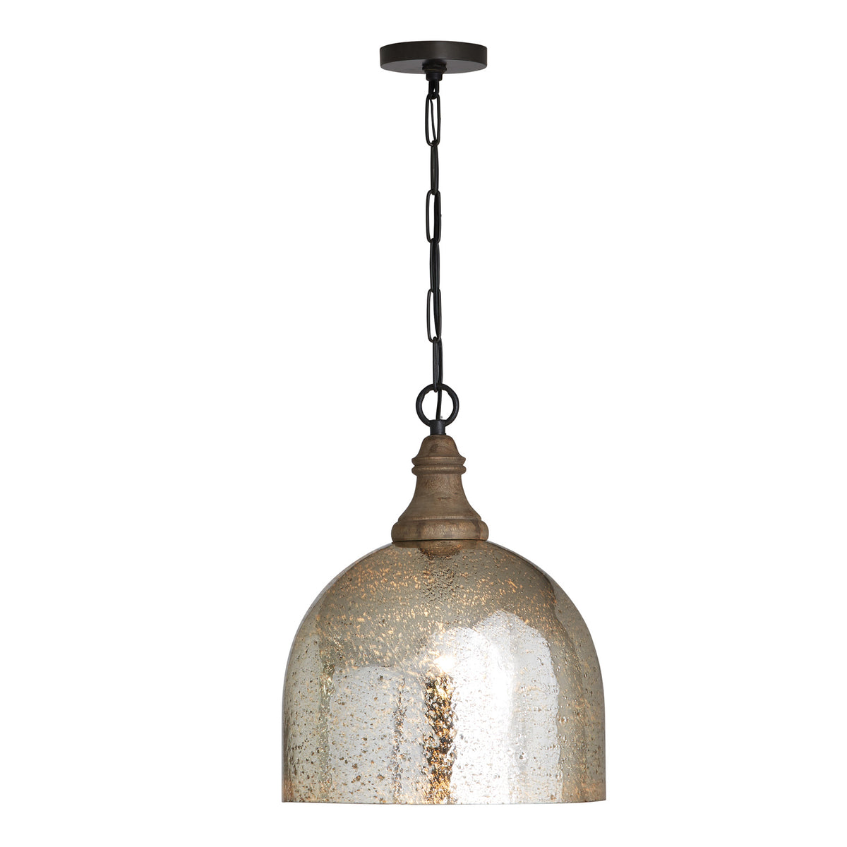 Capital Lighting - 336011YP-483 - One Light Pendant - Inglewood - Grey Wash and Dark Pewter