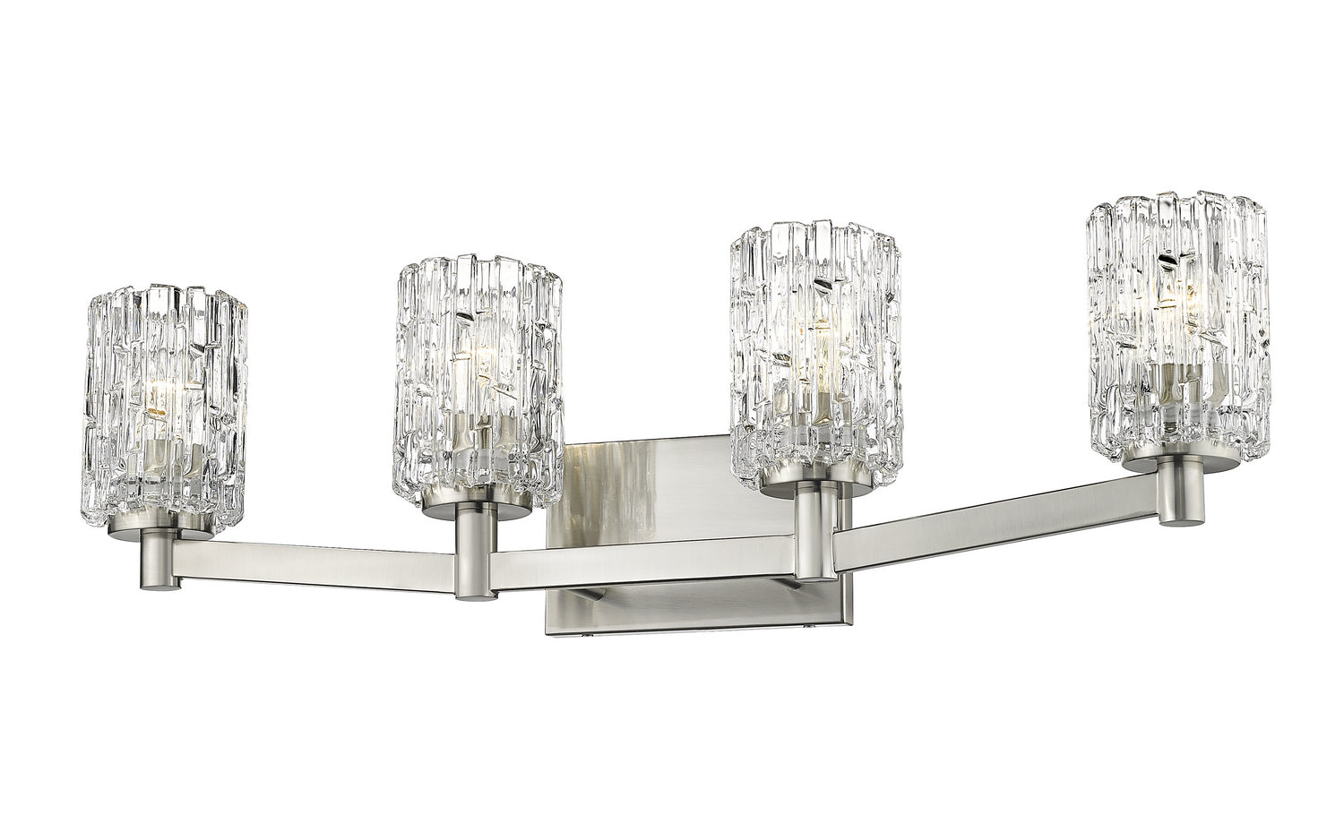 Z-Lite - 1931-4V-BN - Four Light Vanity - Aubrey - Brushed Nickel