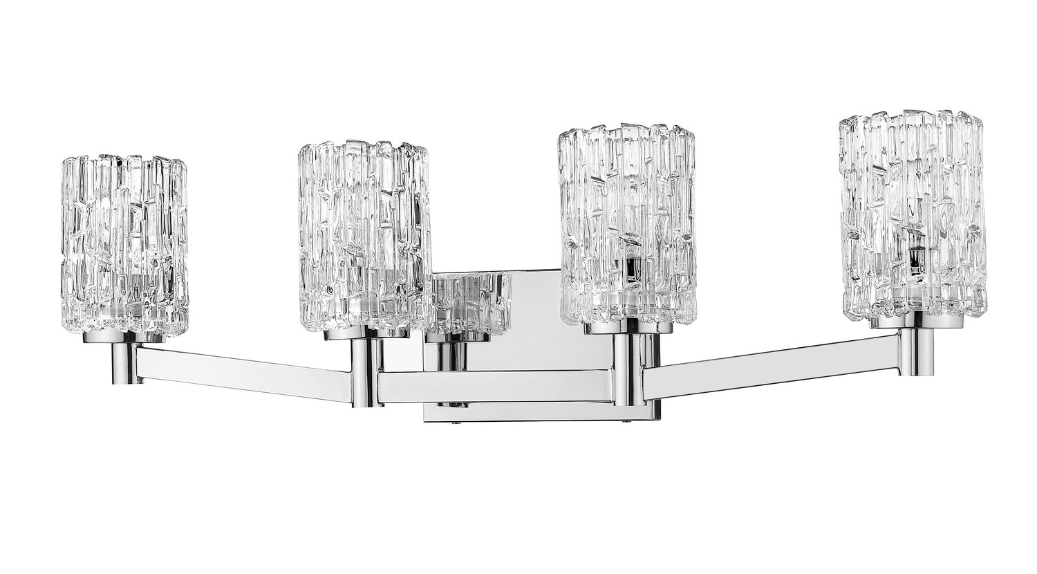 Z-Lite - 1931-4V-CH - Four Light Vanity - Aubrey - Chrome