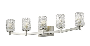 Z-Lite - 1931-5V-BN - Five Light Vanity - Aubrey - Brushed Nickel