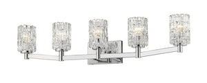 Z-Lite - 1931-5V-CH - Five Light Vanity - Aubrey - Chrome