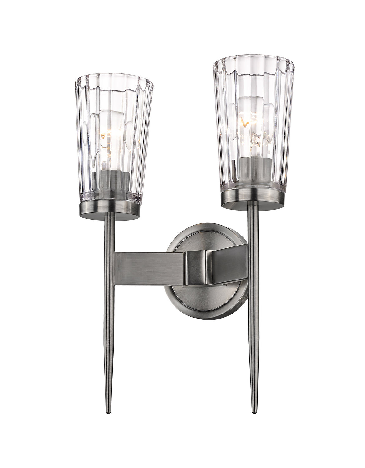 Z-Lite - 1932-2S-AN - Two Light Wall Sconce - Flair - Antique Nickel