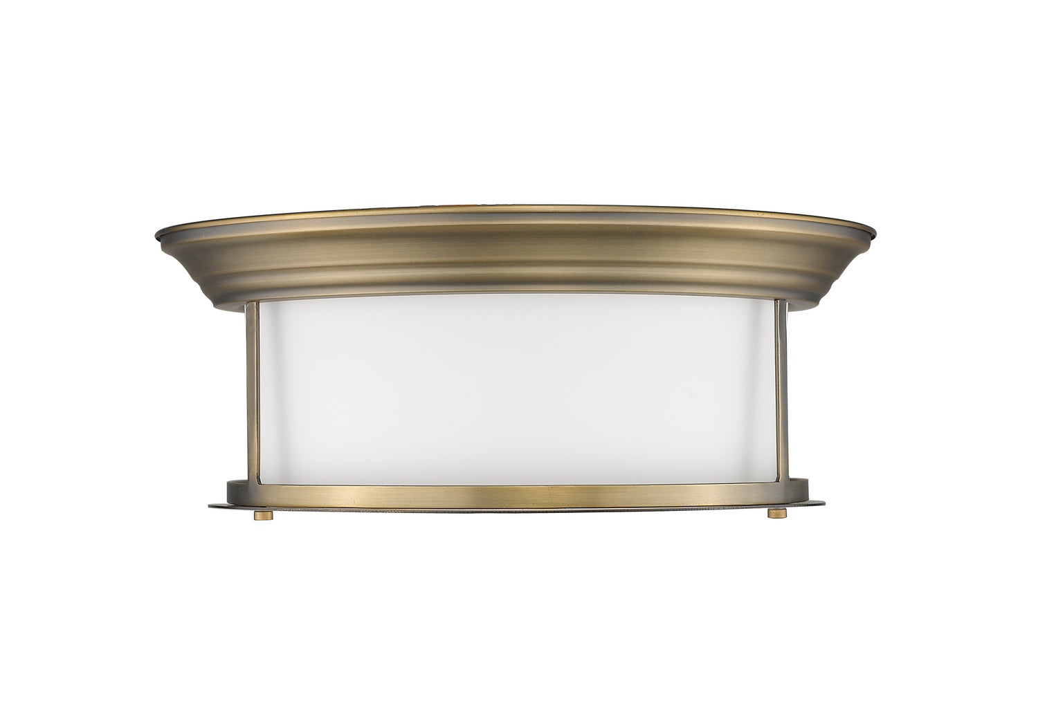 Z-Lite - 2011F16-HBR - Three Light Flush Mount - Sonna - Heritage Brass