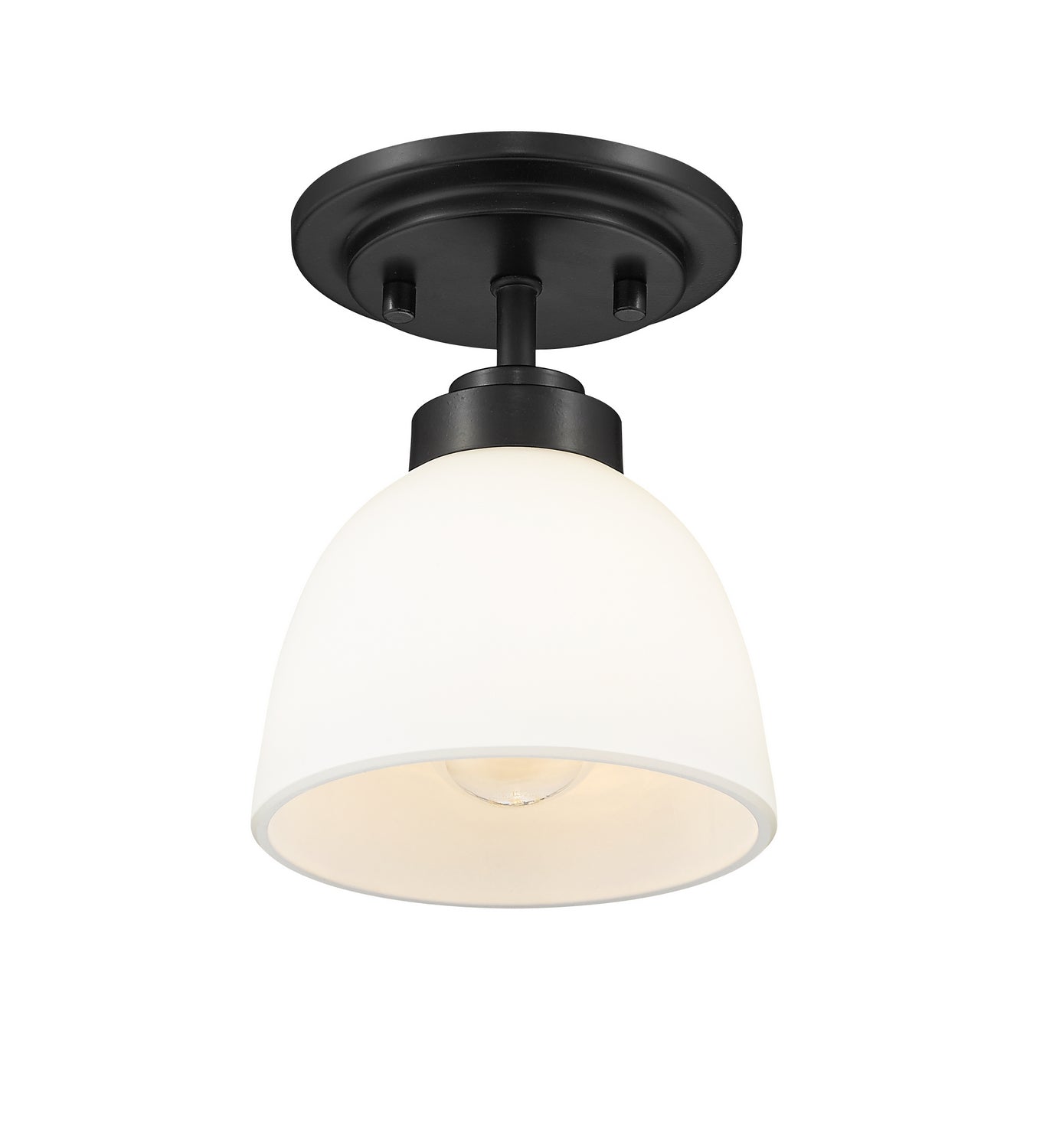 Z-Lite - 443F1-MB - One Light Flush Mount - Ashton - Matte Black