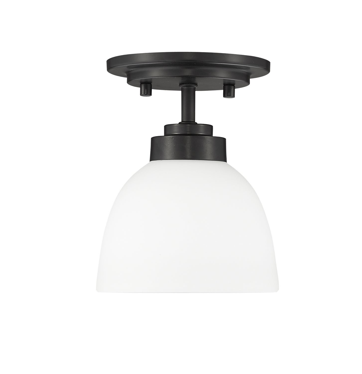 Z-Lite - 443F1-MB - One Light Flush Mount - Ashton - Matte Black