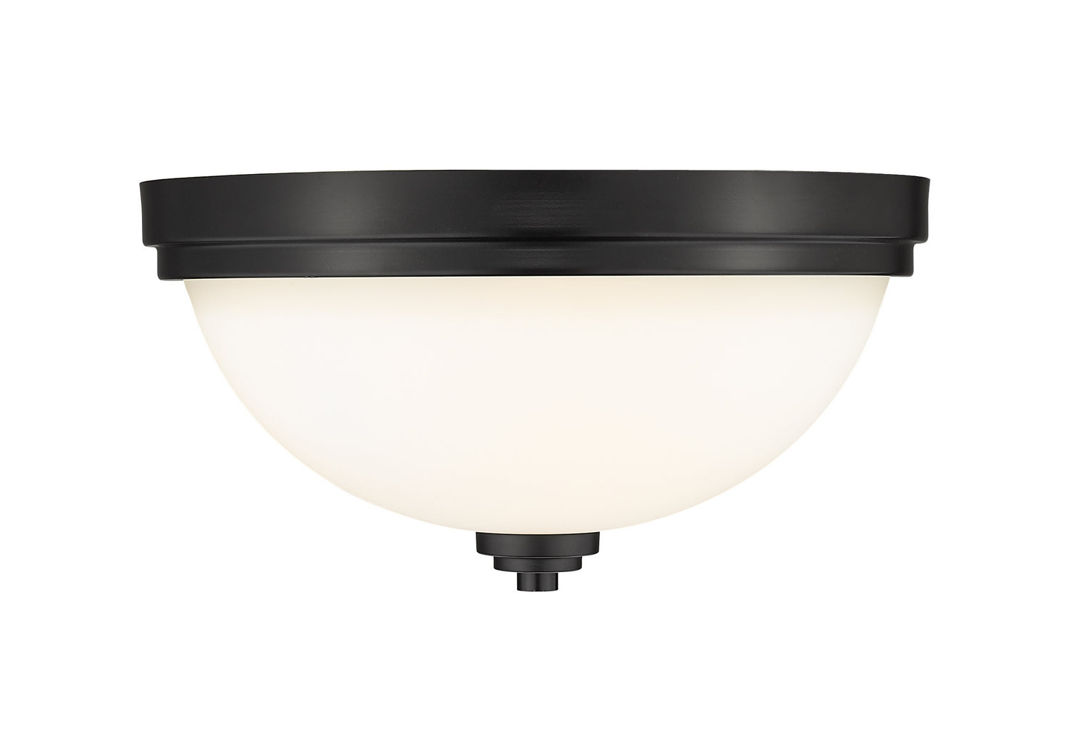 Z-Lite - 443F2-MB - Two Light Flush Mount - Ashton - Matte Black