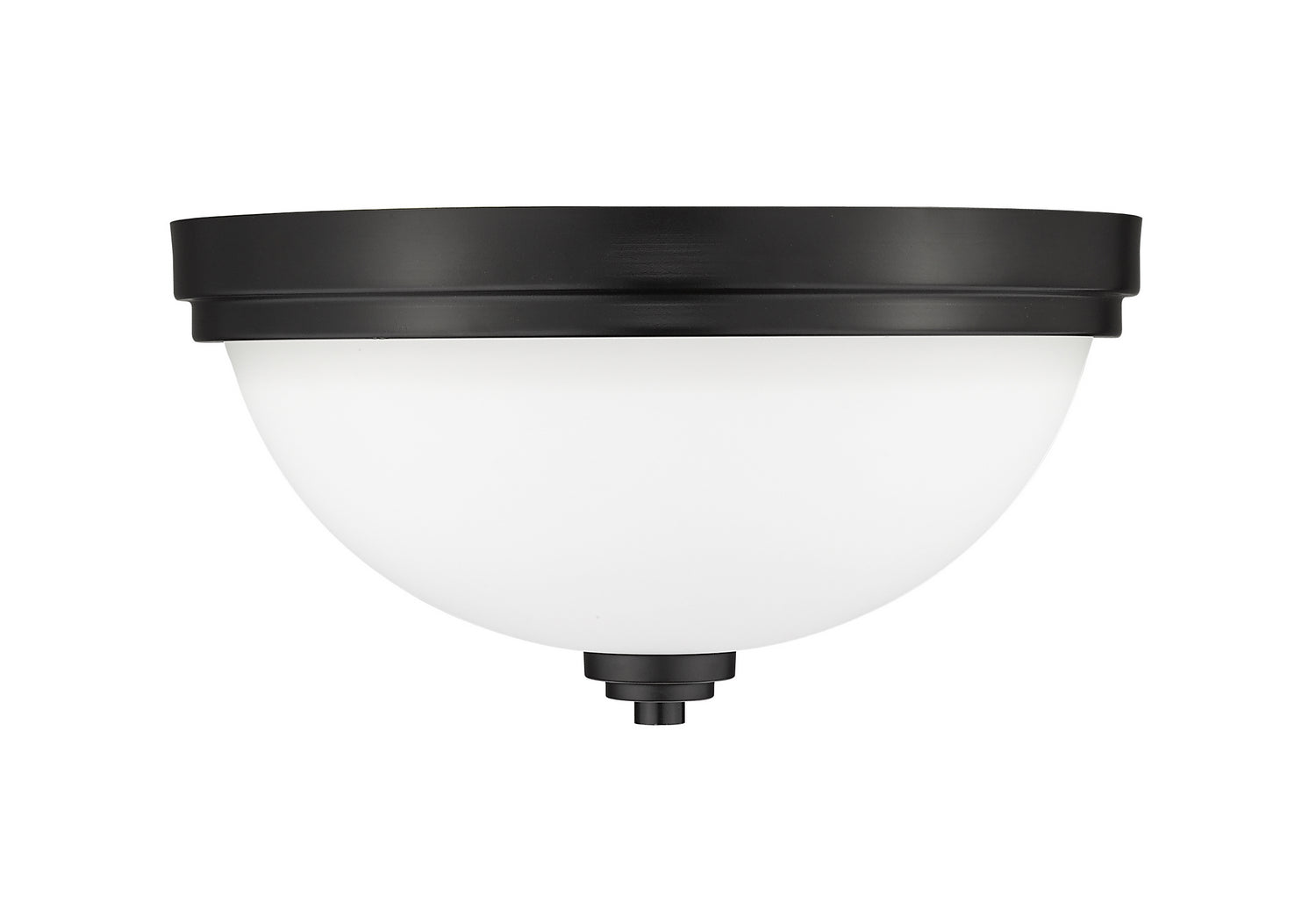 Z-Lite - 443F2-MB - Two Light Flush Mount - Ashton - Matte Black