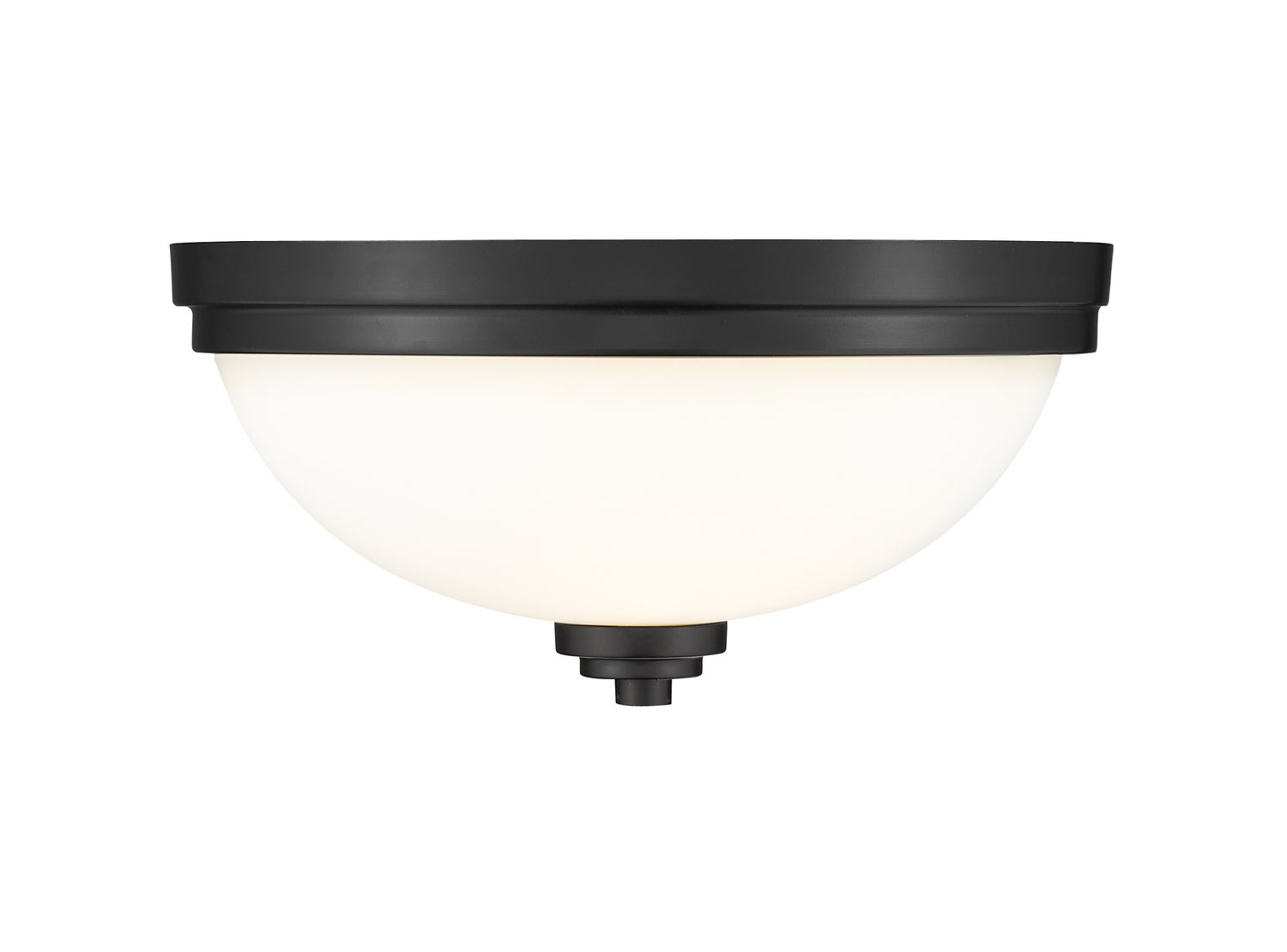 Z-Lite - 443F3-MB - Three Light Flush Mount - Ashton - Matte Black