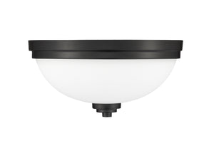 Z-Lite - 443F3-MB - Three Light Flush Mount - Ashton - Matte Black