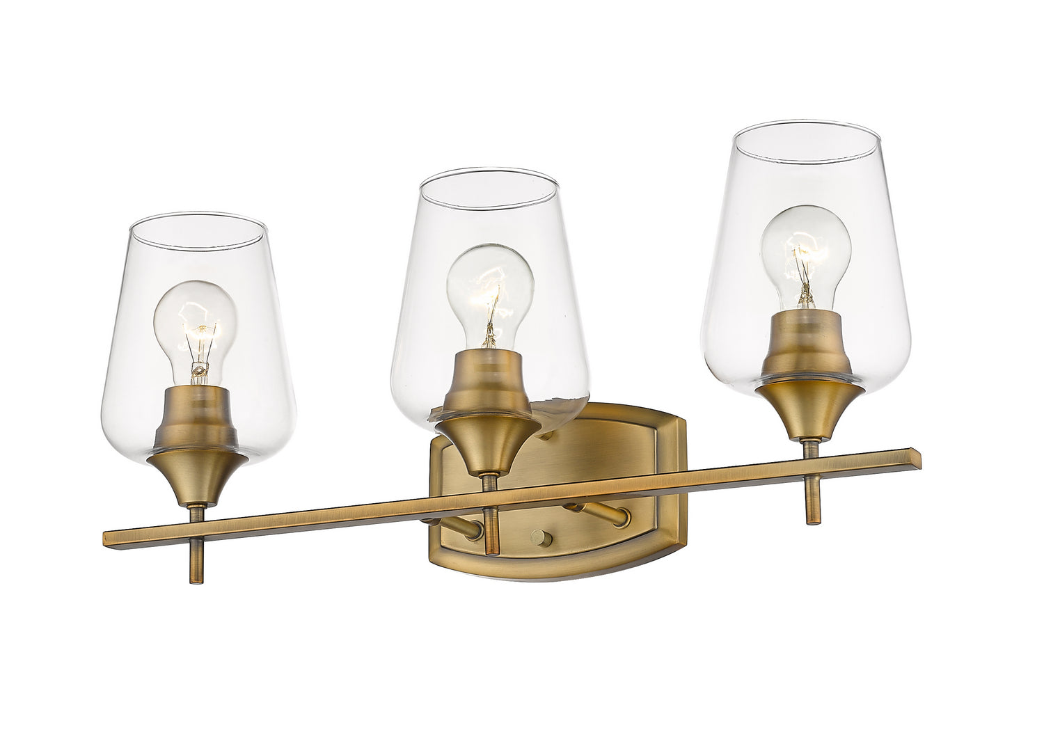 Z-Lite - 473-3V-OBR - Three Light Vanity - Joliet - Olde Brass