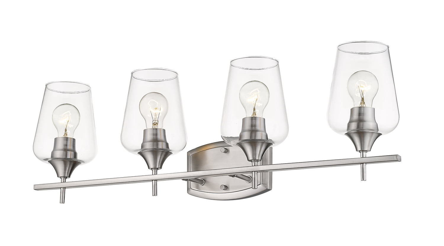 Z-Lite - 473-4V-BN - Four Light Vanity - Joliet - Brushed Nickel