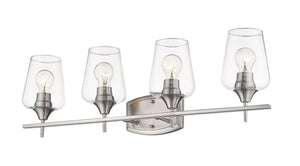 Z-Lite - 473-4V-BN - Four Light Vanity - Joliet - Brushed Nickel