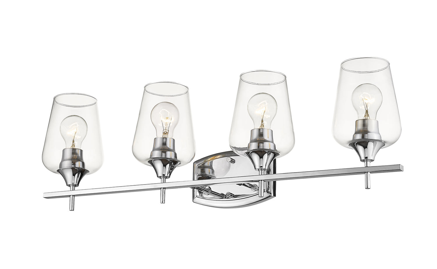 Z-Lite - 473-4V-CH - Four Light Vanity - Joliet - Chrome