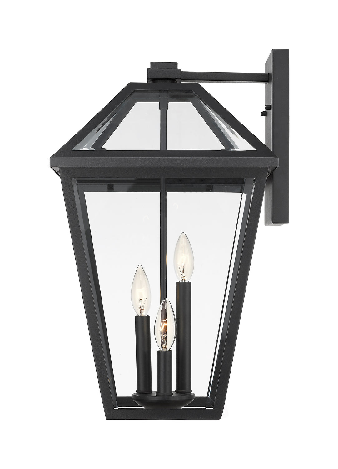 Z-Lite - 579B-BK - Three Light Outdoor Wall Light - Talbot - Black
