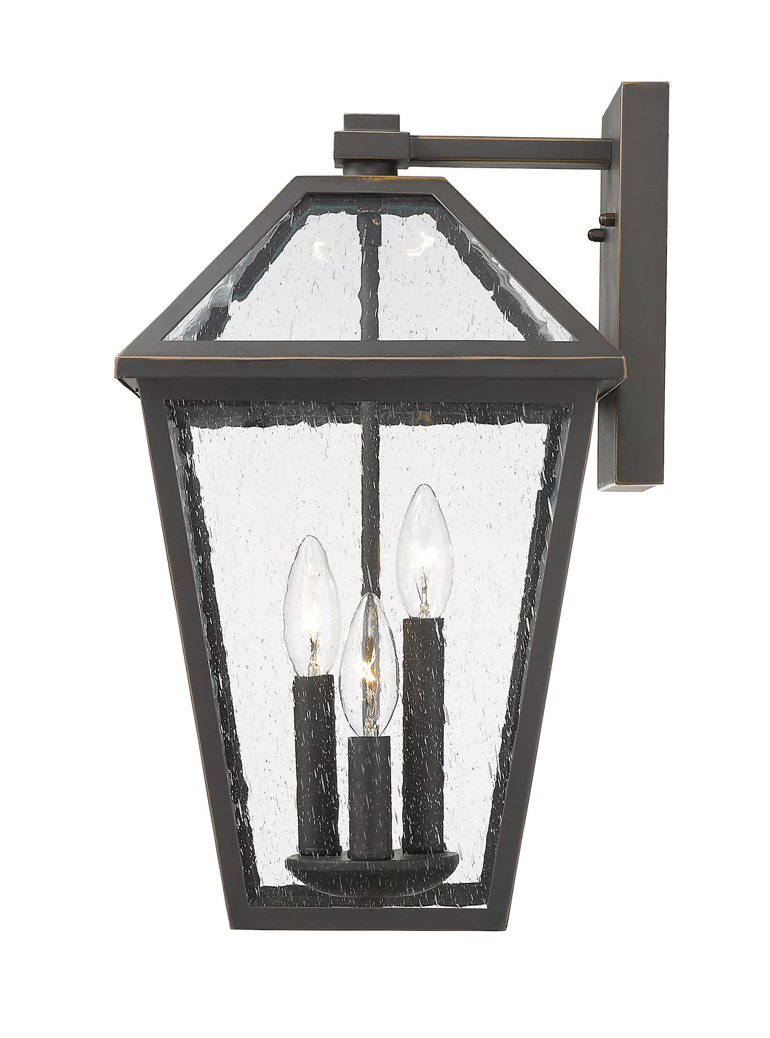 Z-Lite - 579B-ORB - Three Light Outdoor Wall Light - Talbot - Oil Rubbed Bronze