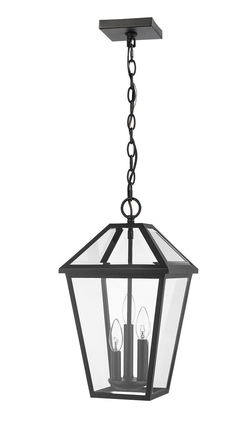 Z-Lite - 579CHB-BK - Three Light Outdoor Chain Mount Ceiling Fixture - Talbot - Black