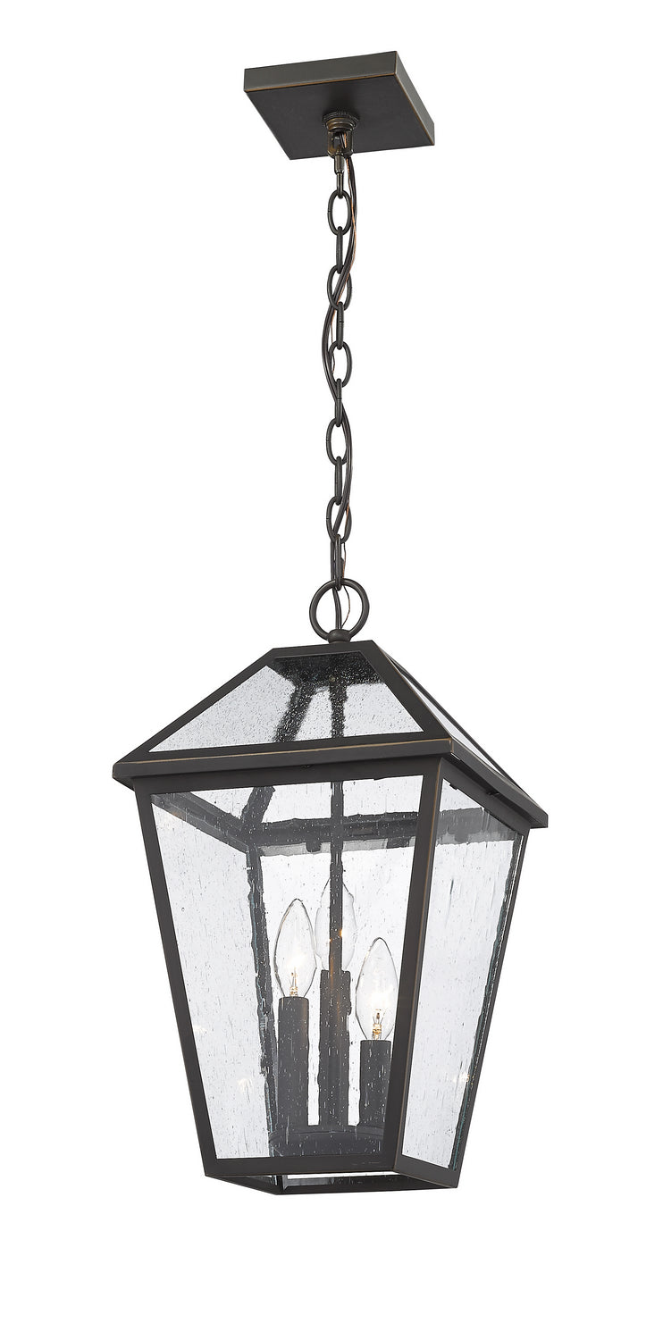 Z-Lite - 579CHB-ORB - Three Light Outdoor Chain Mount - Talbot - Oil Rubbed Bronze