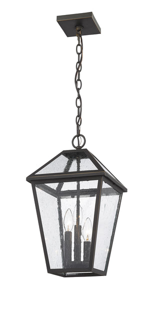 Z-Lite - 579CHB-ORB - Three Light Outdoor Chain Mount Ceiling Fixture - Talbot - Oil Rubbed Bronze