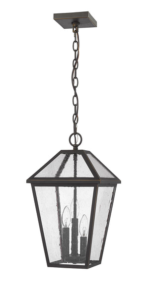 Z-Lite - 579CHB-ORB - Three Light Outdoor Chain Mount - Talbot - Oil Rubbed Bronze