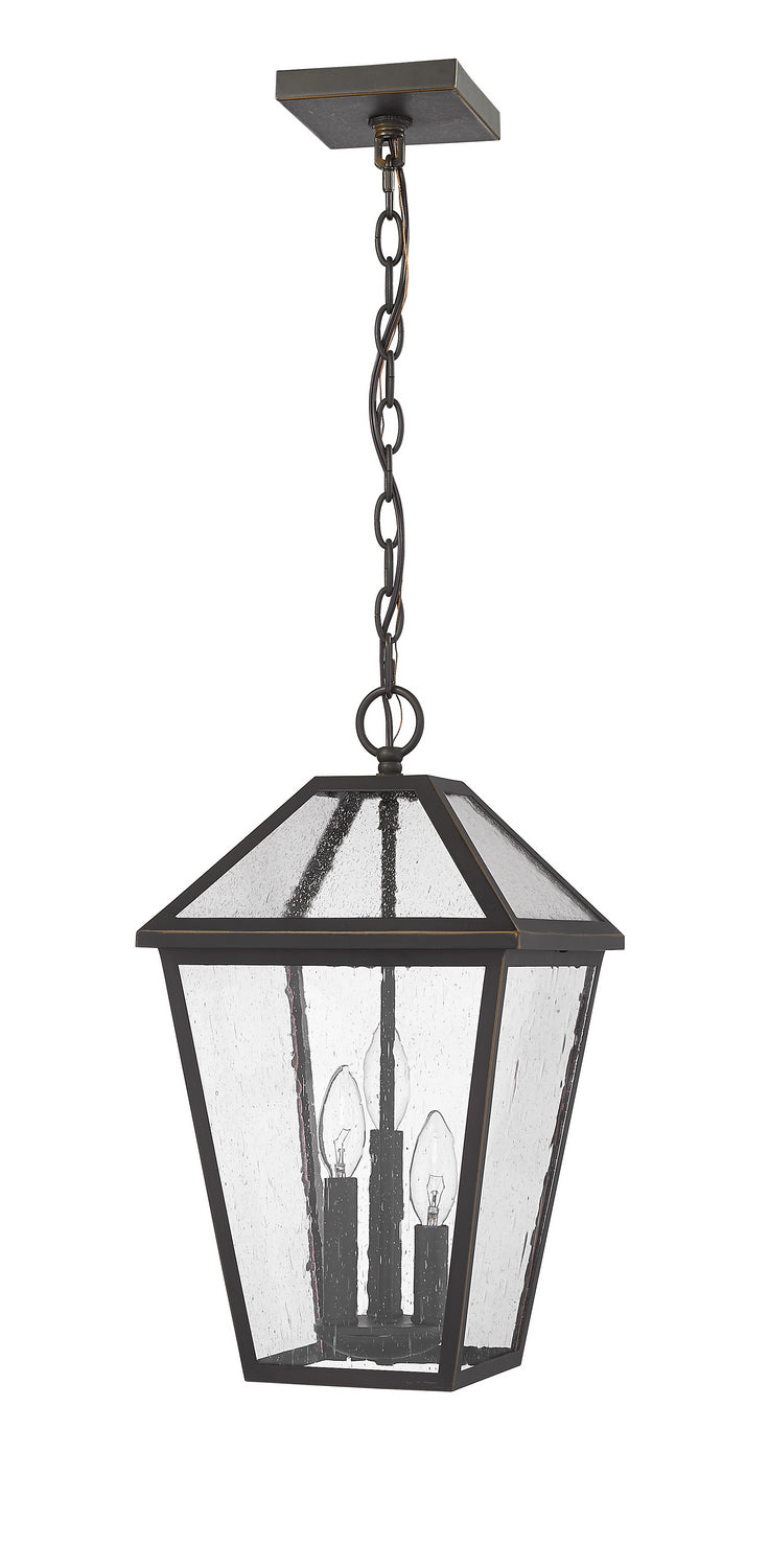 Z-Lite - 579CHB-ORB - Three Light Outdoor Chain Mount Ceiling Fixture - Talbot - Oil Rubbed Bronze