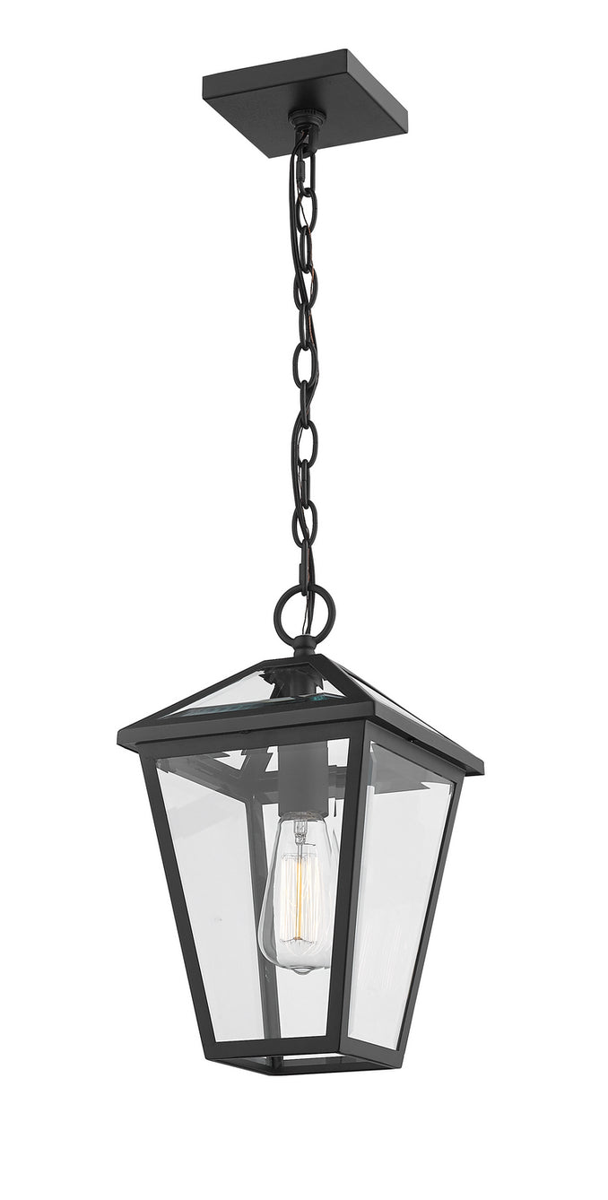 Z-Lite - 579CHM-BK - One Light Outdoor Chain Mount - Talbot - Black