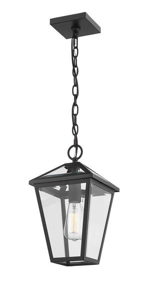 Z-Lite - 579CHM-BK - One Light Outdoor Chain Mount Ceiling Fixture - Talbot - Black