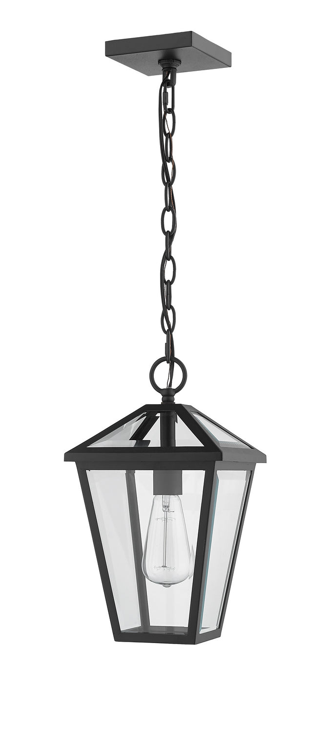Z-Lite - 579CHM-BK - One Light Outdoor Chain Mount Ceiling Fixture - Talbot - Black