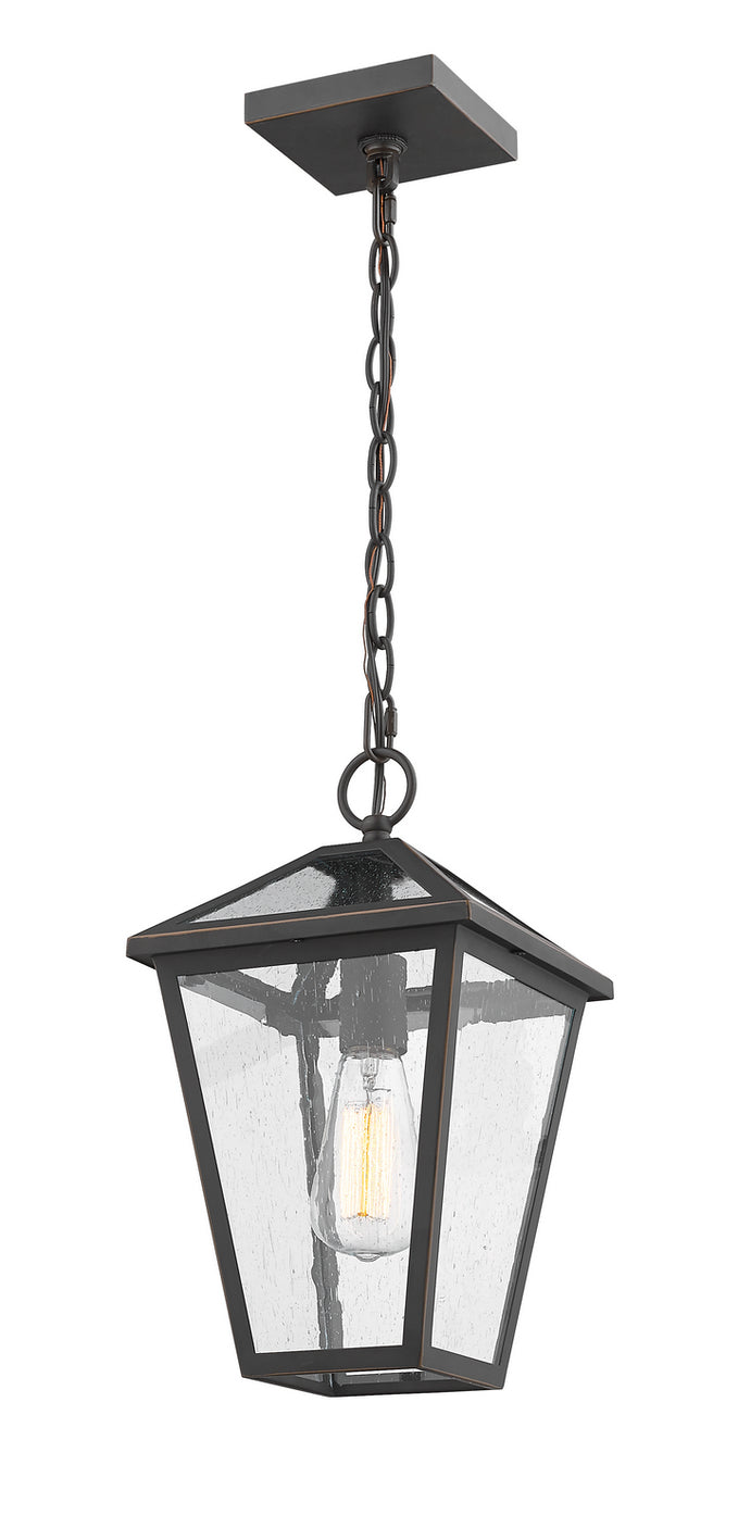 Z-Lite - 579CHM-ORB - One Light Outdoor Chain Mount Ceiling Fixture - Talbot - Oil Rubbed Bronze