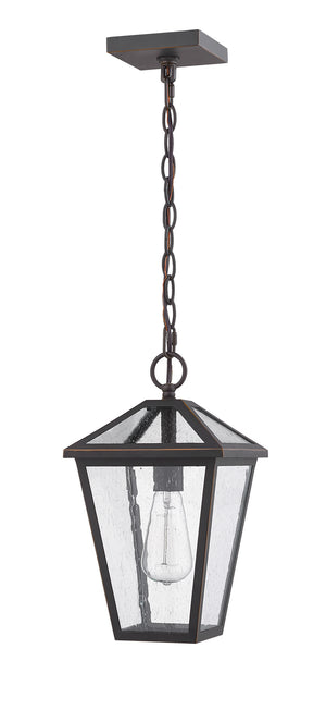 Z-Lite - 579CHM-ORB - One Light Outdoor Chain Mount Ceiling Fixture - Talbot - Oil Rubbed Bronze