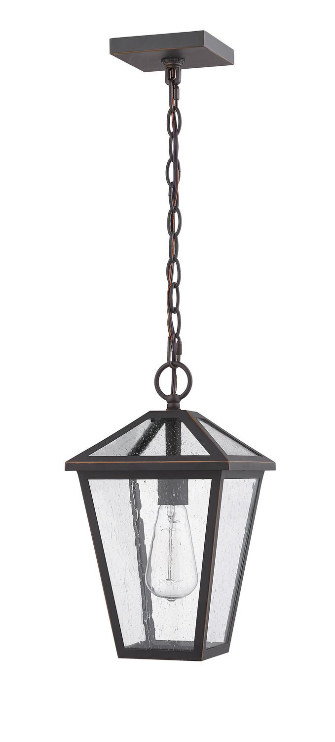 Z-Lite - 579CHM-ORB - One Light Outdoor Chain Mount Ceiling Fixture - Talbot - Oil Rubbed Bronze