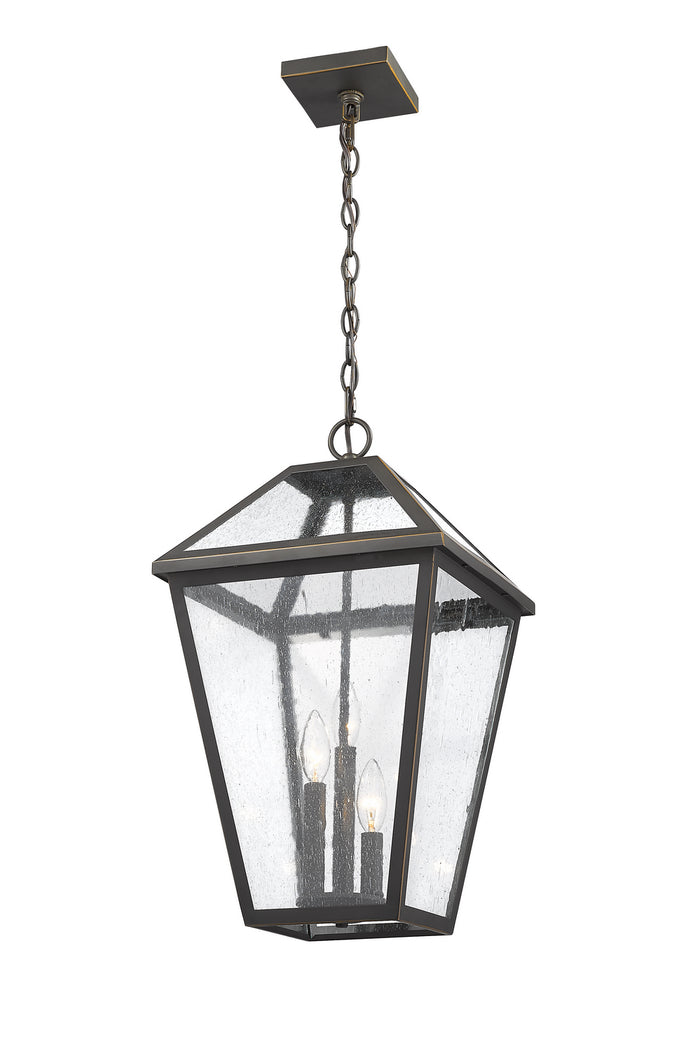 Z-Lite - 579CHXL-ORB - Three Light Outdoor Chain Mount Ceiling Fixture - Talbot - Oil Rubbed Bronze
