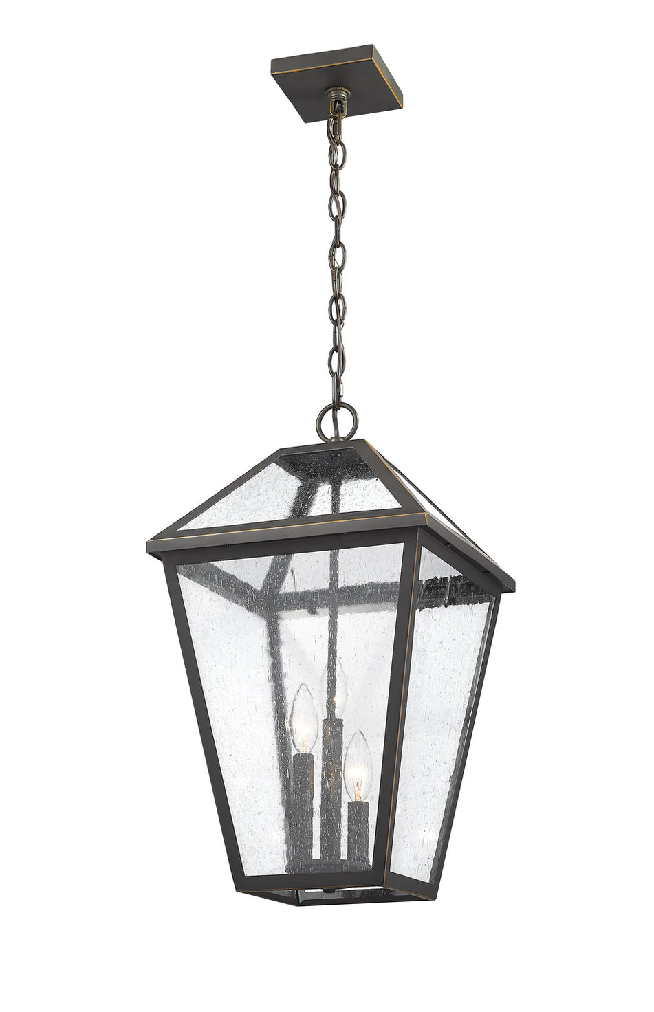 Z-Lite - 579CHXL-ORB - Three Light Outdoor Chain Mount Ceiling Fixture - Talbot - Oil Rubbed Bronze