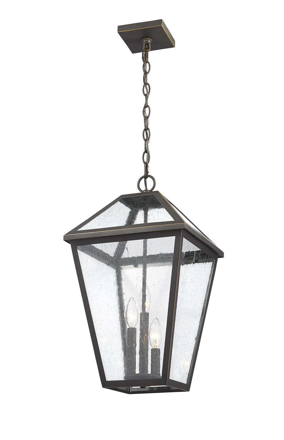 Z-Lite - 579CHXL-ORB - Three Light Outdoor Chain Mount Ceiling Fixture - Talbot - Oil Rubbed Bronze