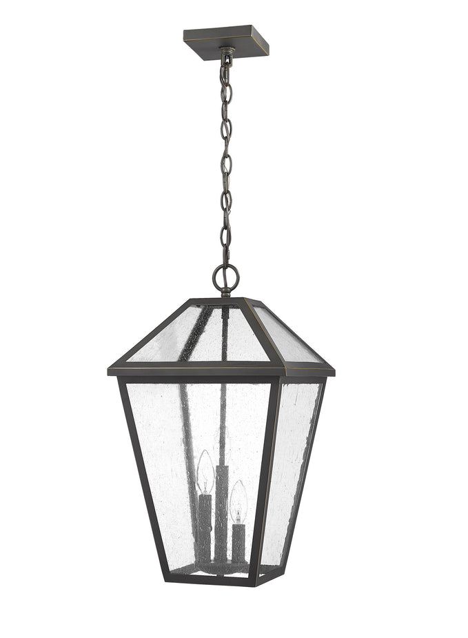 Z-Lite - 579CHXL-ORB - Three Light Outdoor Chain Mount Ceiling Fixture - Talbot - Oil Rubbed Bronze